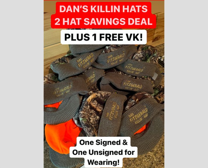 DAN FITZGERALD KILLIN HATS TWO HAT DEAL + 1 FREE VK